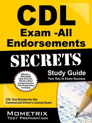 cover image of CDL Exam Secrets - All Endorsements Study Guide